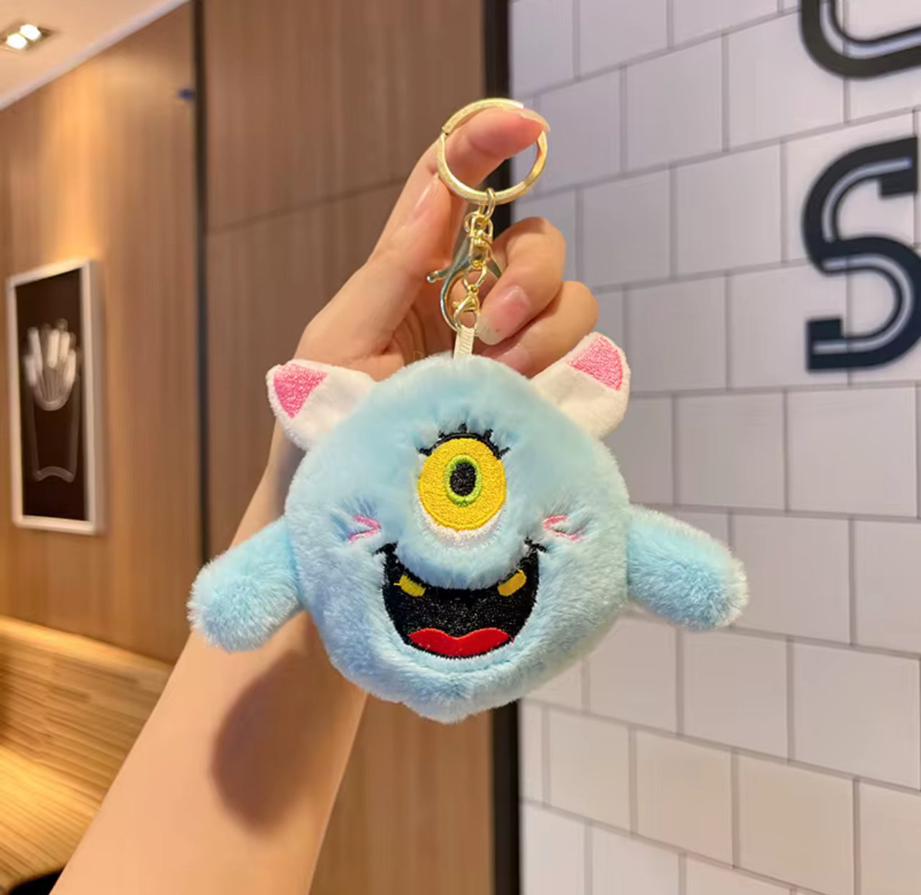 Monster Plush Keychain