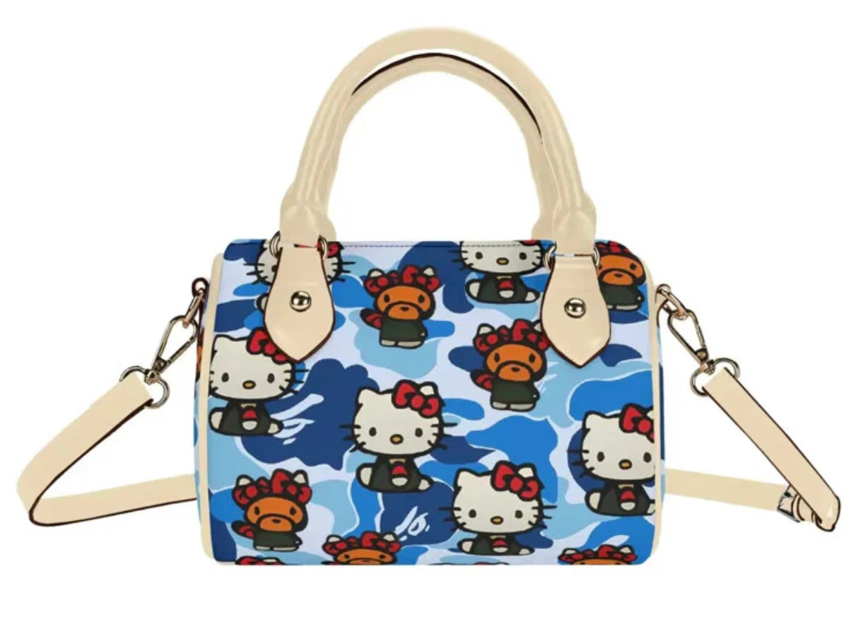 Blue Camo Hello Kitty Bag