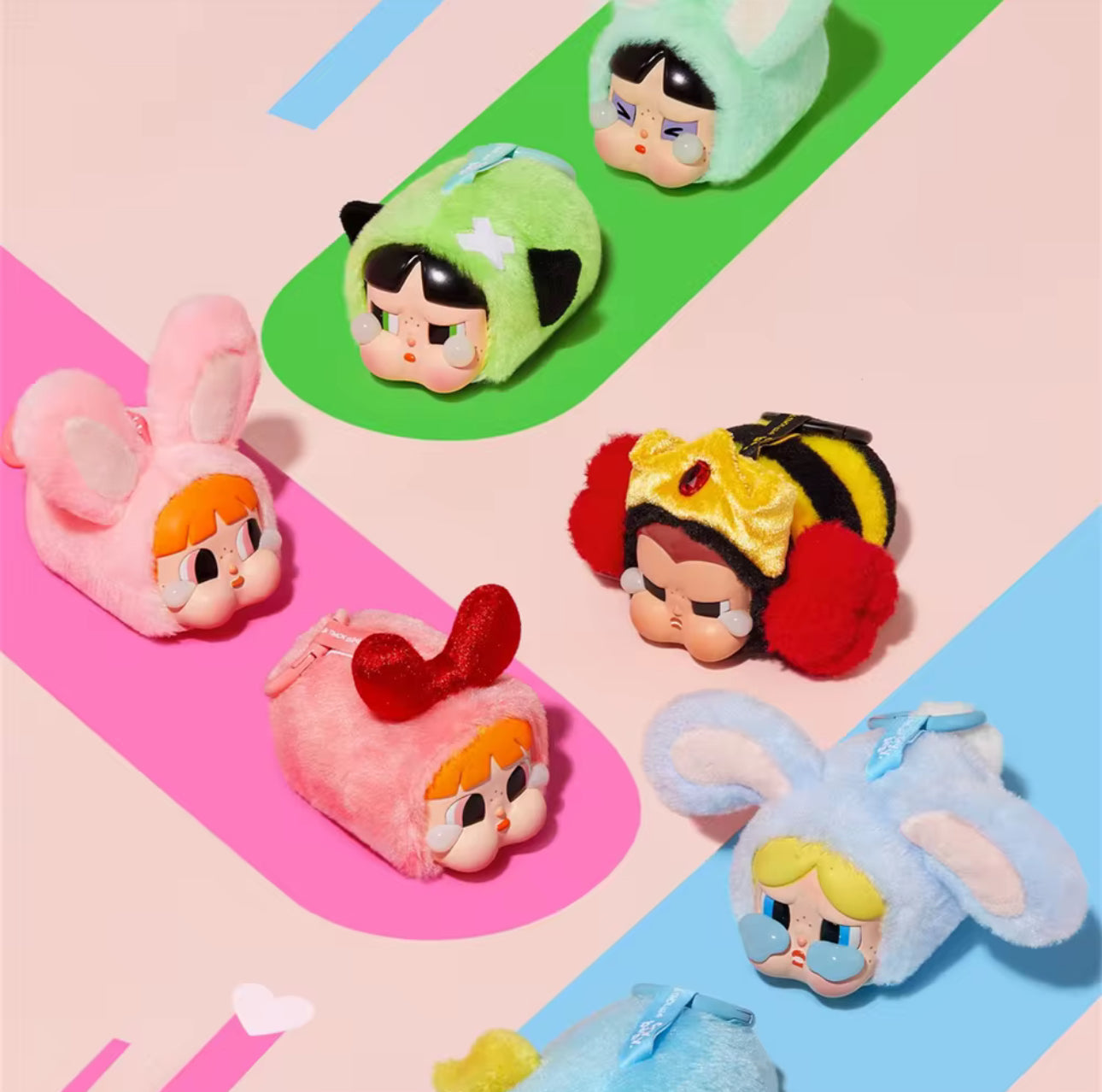 Powerpuff Girls Plush Dolls Keychain